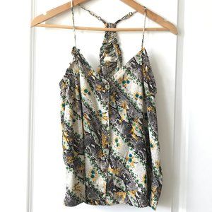 Billabong Snake Print Floral Tank